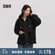 森馬（Semir）森馬外套女仿羊羔毛搖粒絨雙面穿連帽重磅夾克24新款109724108002