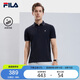 FILA 斐樂(lè)官方polo衫男2025年夏季涼感短袖t恤透氣男士休閑商務(wù)上衣