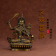 【順豐包郵】金薩珍品閣 文殊菩薩古色黃銅 4寸工藝品 西藏 擺件