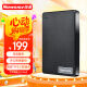 紐曼（Newsmy）1TB 移動硬盤機械  雙盤備份 清風Plus系列 USB3.0 2.5英寸 風雅黑 海量存儲 手機連接 格紋設計