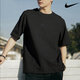 NBA VIBE-NIKE短袖純棉男子T恤重磅運(yùn)動(dòng)裝上衣夏季新款寬松五分袖 黑色/DO7393-010純棉透氣 S 100-120斤