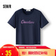 森馬（Semir）短袖T恤女短款吸濕速干插肩袖2025夏季防曬修身字母109325100011