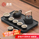唐豐茶盤茶具套裝家用小型茶臺(tái)功夫茶具整套 舟山茶盤小+重樓提梁9頭