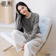 香影miu系學(xué)院風(fēng)灰色針織衫女2026春季新款蝴蝶結假兩件開(kāi)衫毛衣 淺灰 L 165/88A/110-125斤