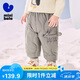 迷你巴拉兒童羽絨褲2024新款男女童寶寶外穿秋冬款白鴨絨保暖褲子【三防】