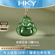 海卡依 HEEKAIYI項鏈女士彌勒佛金鑲玉項鏈奢侈首飾七夕情人節(jié)禮物送老婆送女友 《一物一證》