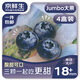 京鮮生 國產(chǎn)藍莓 4盒18mm+裝 125g/盒 生鮮水果 源頭直發(fā) 包郵
