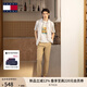 TOMMY JEANS【斜紋微彈】25春夏男裝修身商務通勤西褲長褲休閑褲20282 卡其色ACT -修身版-拍大一碼 34 (2.7尺)