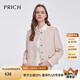 PRICH法式氣質(zhì)小香風(fēng)西裝2025春季新款高級(jí)感簡約長袖短外套女 25粉色 L 165