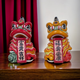 美陶（MEI TAO）《獅舞升平》 石灣公仔 國潮陶瓷雌雄醒獅嶺南工藝品家居桌面舞獅 獅舞升平【吉祥款】雌雄一套 獅舞升平