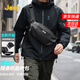 JEEP斜挎包男士高端單肩包大容量吸磁胸包時(shí)尚輕奢通勤旅行隨身小挎包