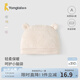 童泰（TONGTAI）嬰兒帽子秋冬季純棉新生兒保暖胎帽寶寶護(hù)囟門兒童外出防風(fēng)帽 米白 0-3月,34-40cm
