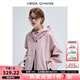 VEGA CHANG春秋季短外套女2025年新款城市輕戶外高級感戶外運(yùn)動風(fēng)連帽上衣 貝殼粉 S