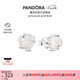 潘多拉（PANDORA）雪映玫瑰耳釘白色優(yōu)雅高級時(shí)尚小眾設(shè)計(jì)感七夕情人節(jié)禮物送女友