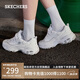 斯凱奇（Skechers）女鞋夏季厚底老爹鞋百搭透氣熊貓鞋軟底舒適外穿休閑運(yùn)動(dòng)鞋11959