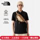 北面（The North Face）短袖POLO衫男25春夏新款戶外運動舒適透氣翻領(lǐng)UPF防曬速干衣7WD2 JK3/黑色 M /170