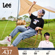 Lee【張凌赫代言】涼涼褲春夏413標(biāo)準(zhǔn)高腰小直腳淺藍(lán)女涼感牛仔褲 淺藍(lán)色 26