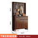 柏帝奇2025新款中式鞋柜實(shí)木家用門(mén)口掛衣架一體玄關(guān)柜帶鞋凳入戶(hù)衣帽柜 【胡桃木色】105*34*200cm長(cháng)寬高 入戶(hù)上門(mén)包安裝