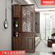 豪瑞森入戶(hù)門(mén)廳玄關(guān)柜屏風(fēng)隔斷客廳遮擋新中式置物架進(jìn)門(mén)鞋柜酒柜雙面柜 上門(mén)包安裝 抽屜款上下柜60*30*200