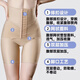 伶俐蜜語(yǔ)加強版產(chǎn)后塑身褲束腰收腹褲薄款美體提臀褲塑身衣女收小肚子 膚色排扣加強版 3XL 適合130-145斤