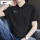 耐克（NIKE）POLO衫男士 25夏季新款運(yùn)動(dòng)服裝速干短袖休閑翻領(lǐng)半袖透氣冰絲t恤 010黑色/速干/曬圖退5 XL 【180】體重150~170斤左右