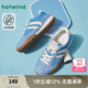 熱風(fēng)（Hotwind）德訓(xùn)鞋女款2025年春季新款運(yùn)動(dòng)休閑鞋戶外慢跑鞋通勤阿甘板鞋 06蘭色 37 235mm