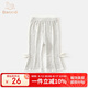 班喜迪女童褲子夏裝2025新款女寶寶喇叭褲童裝七分褲夏季兒童薄款打底褲 灰色 110