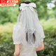妙奕嘉頭紗求婚蝴蝶結頭紗領(lǐng)證道具次日達登記結婚頭飾新娘婚紗頭紗發(fā)夾 大蝴蝶結頭紗【長(cháng)60cm以下】爆款
