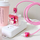拓思曼蘋(píng)果15/16/17air充電器保護套適用iPhone12/13/14ProMax/ipad2023咬線(xiàn)器硅膠殼數據線(xiàn)保護防斷繞繩 數據線(xiàn)保護套【草莓熊】