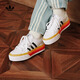 adidas NIZZA PLATFORM厚底增高運動(dòng)帆布鞋男女阿迪達斯三葉草   白色/黑色/日光黃   39