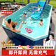 西哈泳士免充氣折疊兒童游泳池家用室外小孩嬰兒游泳桶成人大型戶(hù)外支架 3米【入門(mén)套餐】免充氣泳池