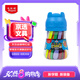馬培德（Maped）大頭塑料蠟筆24色 安全無(wú)毒不臟手 幼兒園寶寶兒童美術(shù)畫畫三角桿蠟筆 男女孩六一禮物 862424EC