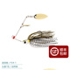 釣之屋 胡須佬旋轉(zhuǎn)復(fù)合亮片SPINNER BAIT鱸魚路亞餌 頭重7g/10g鉛頭鉤 頭重7克 自然綠
