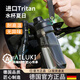 AILUKI德國騎行運動水杯男女夏日杯子外出便攜水壺大容量 暗夜黑650ML(Tritan母嬰材質)_戶外運動