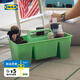 宜家（IKEA）TACKSTOD斯塔斯多辦公桌收納儲(chǔ)物盒置物架多功能桌上筆筒 淺綠