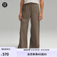 lululemon丨Stretch Woven 女士高腰闊腿褲 LW5FTCA 深卡其 M