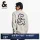 杰克·瓊斯（JACK&JONES） 秋季寬松舒適潮百搭時尚字母圖案裝飾毛衣針織衫男裝上衣