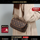 Chiecu Kscbn CK輕奢包包女包單肩包斜挎包女士新款印花小方包情人節(jié)生日禮物 咖啡色【送老婆送女友送媽媽】