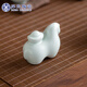 蘇氏陶瓷（SUSHI CERAMICS）汝窯茶寵擺件開(kāi)片可養馬上有錢(qián)創(chuàng  )意茶桌擺件禮品團購平價(jià)款