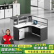 美軒戈現(xiàn)代簡(jiǎn)約板式職員辦公桌椅組合電腦桌屏風(fēng)工作位卡座財(cái)務(wù)桌 單人位左柜 不帶椅子