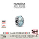 潘多拉（PANDORA）雪藍(lán)領(lǐng)域串飾冰藍(lán)色鏤空雪花diy串珠七夕情人節(jié)禮物送女友 霜藍(lán)雪花串飾 均碼