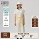 Teenie Weenie小熊女裝白色連衣裙2025夏季新款優(yōu)雅清新通勤氣質(zhì)襯衫裙 白色 S