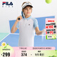 FILA斐樂兒童童裝短T類2025年夏季男中大童針織短袖POLO衫