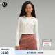 lululemon丨Waist-Seamed Nulu? 女士腰部縫線拉鏈連帽衫 LW3HOPS 骨白 S /6
