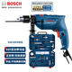 博世（BOSCH）沖擊鉆家用手電鉆大功率GSB600多功能電動(dòng)螺絲刀工具箱套裝全套 GSB600+家用工具箱108件套裝