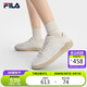 FILA 斐樂(lè)韓素希同款女鞋板鞋小白鞋2025鞋子布丁德訓(xùn)鞋休閑鞋運(yùn)動(dòng)鞋