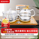 新功（SEKO）全自動(dòng)上水電熱水壺茶具套裝家用玻璃茶臺(tái)燒水壺功夫電茶壺 F92