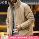 馬登工裝 杜邦棉加厚保暖棉衣立領(lǐng)防風(fēng)棉服御寒短款外套男冬季 淺卡其 L