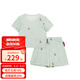 Milkbarn兒童短袖短褲套裝女寶寶夏季純棉衣服男童童裝 海岸之約 80 cm