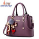 袋鼠（KANGAROO）中年時(shí)尚女包2026潮韓版女士手提包軟皮單肩包斜挎媽媽包送禮物 紫色